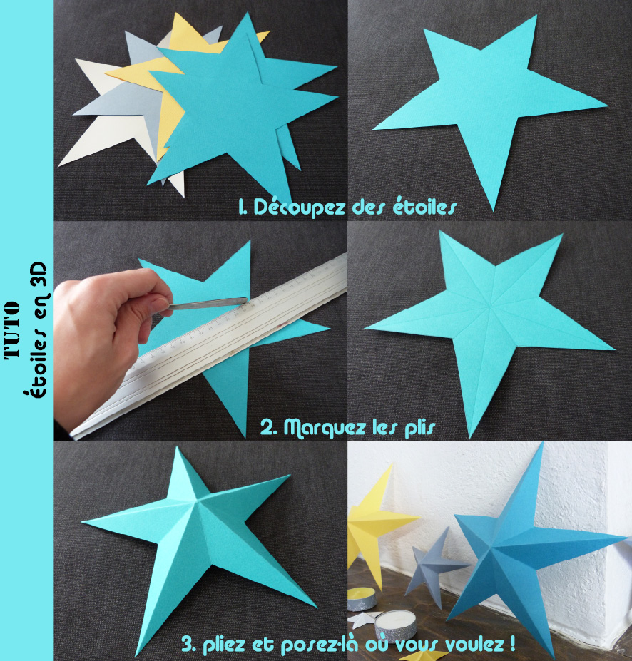Faire une étoile en origami en 3 étapes - DIY - ZENIDEES